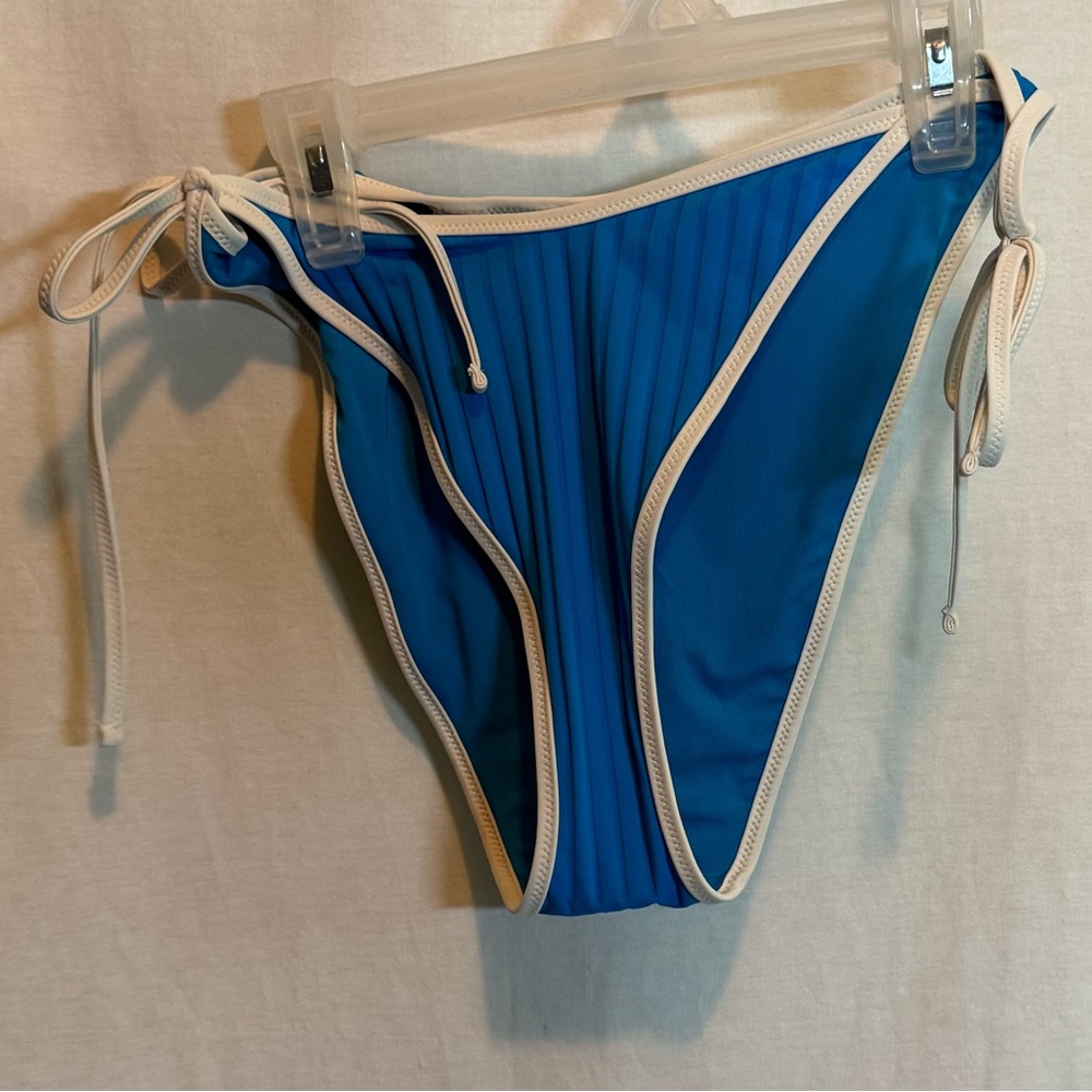 AA-454 Aerie NWT Cheekiest Side Tie Lined Summer Swim Bikini Bottoms Size XL‎